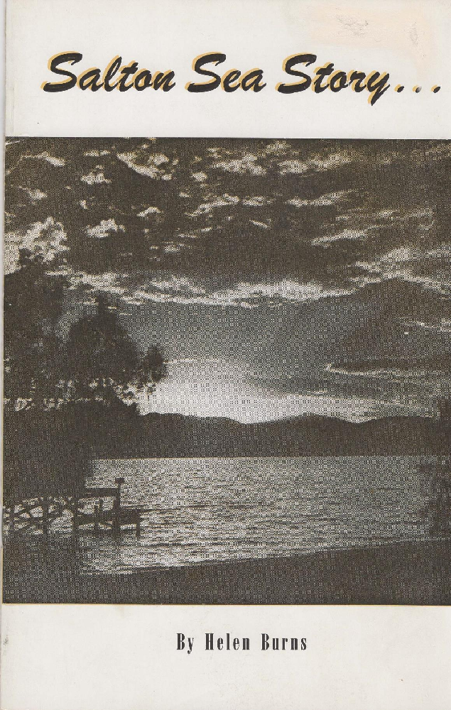 Salton Sea Story pamphlet cover, 1952 edition by Helen Burns